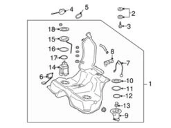 Genuine Mercedes 2214706494 Fuel Pump