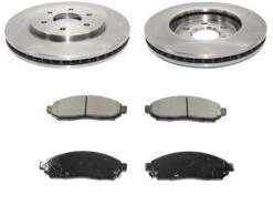 DuraGo - Front Ceramic Brake Pad And Rotor Kit - 2005 - 2015 Nissan Xterra - BK7108816