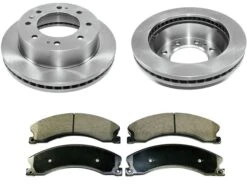 DuraGo - Front Semi-Metallic Brake Pad And Rotor Kit - 2011 - 2019 Chevrolet Silverado 2500 HD - BK7144712