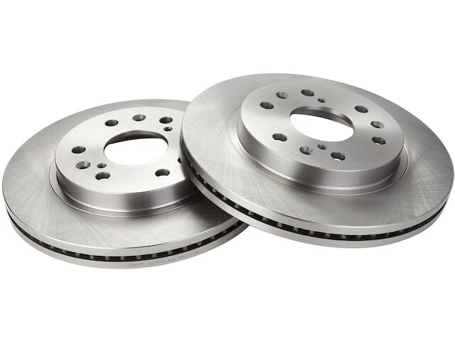 TRQ - Front Brake Rotors - Set Of 2 - 6 Lug - Vented Rotors - 2005 - 2019 Chevrolet Silverado 1500 - BRA75139 1 TRQ - Front Brake Rotors - Set Of 2 - 6 Lug - Vented Rotors - 2005 - 2019 Chevrolet Silverado 1500 - BRA75139