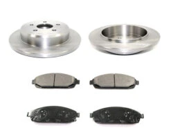 DuraGo - Front Ceramic Brake Pad And Rotor Kit - 2005 - 2010 Jeep Grand Cherokee - BK7087216