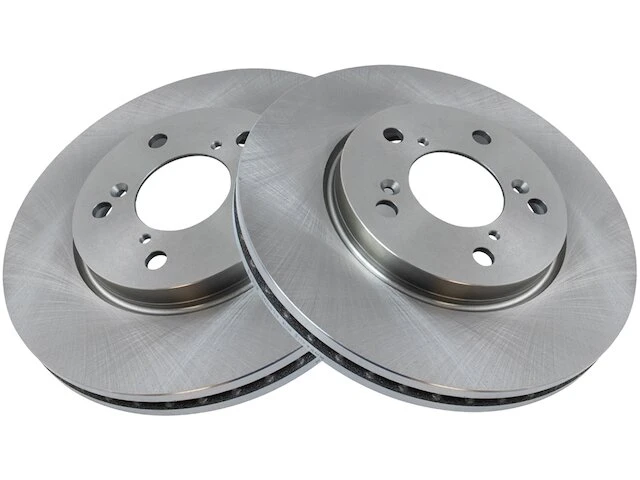 TRQ - Front Brake Rotor Set Of 2 - Vented - 2005 - 2010 Honda Odyssey - BRA76459 1 TRQ - Front Brake Rotor Set Of 2 - Vented - 2005 - 2010 Honda Odyssey - BRA76459