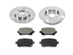 DuraGo - Rear Semi Metallic Brake Pads And Rotor Kit - 2008 - 2012 Chrysler Town And Country - BK7121122