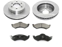 DuraGo - Front Ceramic Brake Pad And Rotor Kit - 2000 - 2002 Dodge Durango - BK7025236
