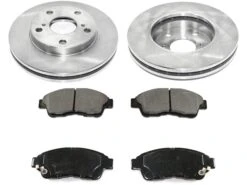 DuraGo - Front Ceramic Brake Pads And Rotor Kit - 1992 - 2001 Toyota Camry 2.2L 4-Cylinder - BK7013326