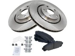 TRQ - Front Ceramic Brake Pad And Rotor Kit - 2010 - 2015 Lexus RX350 - BKA11724