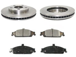 DuraGo - Front Ceramic Brake Pad And Rotor Kit - 1999 - 2004 Oldsmobile Alero - BK7102416