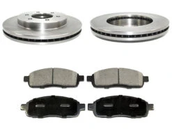 DuraGo - Front Ceramic Brake Pad And Rotor Kit - 2004 - 2008 Ford F150 4WD - BK7096116