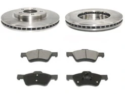 DuraGo - Front Ceramic Brake Pad And Rotor Kit - 2005 - 2011 Mercury Mariner - BK7097516
