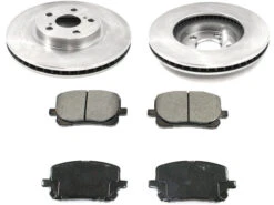 DuraGo - Front Ceramic Brake Pad And Rotor Kit - 2003 - 2008 Pontiac Vibe - BK7058526