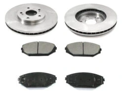 DuraGo - Front Ceramic Brake Pad And Rotor Kit - 1999 - 2004 Honda Odyssey - BK7059036