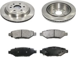 DuraGo - Rear Ceramic Brake Pads And Rotor Kit - 2010 - 2016 Cadillac SRX - BK7135616