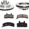 DuraGo - Front Ceramic Brake Pad And Rotor Kit - 1995 - 1999 Chevrolet C1500 - BK7037916