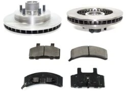 DuraGo - Front Ceramic Brake Pad And Rotor Kit - 1995 - 1999 Chevrolet C1500 - BK7037916