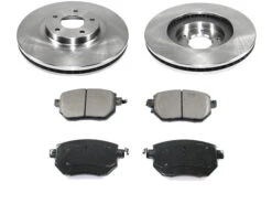 DuraGo - Front Ceramic Brake Pad And Rotor Kit - 2005 - 2007 Nissan Murano - BK7065236