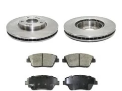 DuraGo - Front Ceramic Brake Pads And Rotor Kit - 2011 - 2015 Kia Optima 2.4L 4-Cylinder - BK7108736