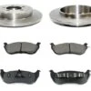 DuraGo - Rear Semi-Metallic Brake Pad And Rotor Kit - 2002 - 2005 Ford Explorer - BK7095032