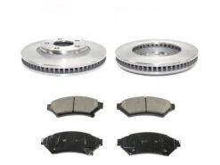 DuraGo - Front Ceramic Brake Pad And Rotor Kit - 2005 - 2009 Buick LaCrosse - BK7105926