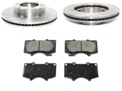 DuraGo - Front Ceramic Brake Pad And Rotor Kit - 2000 - 2006 Toyota Tundra - BK7058226