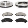 DuraGo - Front Ceramic Brake Pad And Rotor Kit - 1997 - 2005 Chevrolet Blazer - BK7102916
