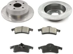 DuraGo - Rear Ceramic Brake Pads And Rotor Kit - 1999 - 2004 Jeep Grand Cherokee - BK7020016