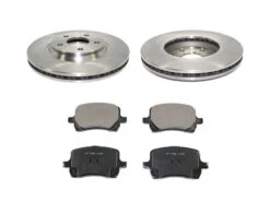 DuraGo - Front Semi Metallic Brake Pads And Rotor Kit - 2006 - 2010 Pontiac G6 - BK7106432