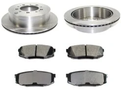 DuraGo - Rear Ceramic Brake Pads And Rotor Kit - 2007 - 2020 Toyota Tundra - BK7111716