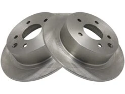 TRQ - Rear Brake Rotor Set - 2 Piece - 2002 - 2019 Nissan Altima FWD - BRA75265