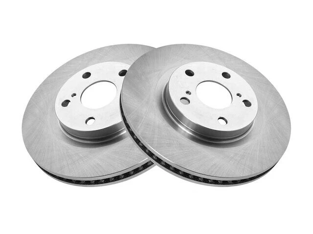 TRQ - Front Vented Brake Rotor Set - 2 Piece - 5 Lug - 11.65 Inch (296mm) - 2007 - 2019 Toyota Camry - BRA75204 1 TRQ - Front Vented Brake Rotor Set - 2 Piece - 5 Lug - 11.65 Inch (296mm) - 2007 - 2019 Toyota Camry - BRA75204