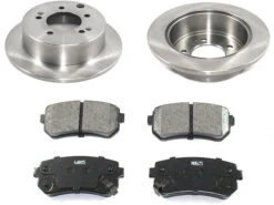 DuraGo - Rear Ceramic Brake Pads And Rotor Kit - 2010 - 2013 Kia Forte - BK7132016