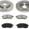 DuraGo - Front Ceramic Brake Pad And Rotor Kit - 2013 - 2019 Nissan Sentra - BK7157916