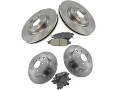 DIY Solutions - Front And Rear Ceramic Brake Pad And Rotor Kit - 2013 - 2017 Nissan Pathfinder - BFS00952