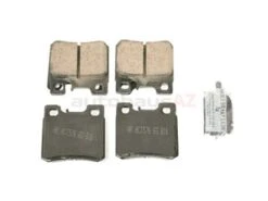Akebono Euro D8495EUR, EUR495 Brake Pad Set; Rear - Mercedes | 0054201720