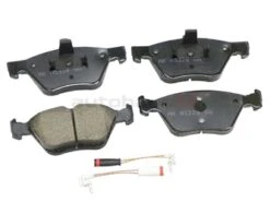 Akebono Euro EUR853A Brake Pad Set; Rear - Mercedes | 0044200720 2114211212 2115400717 2115401717