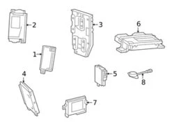 Genuine Mercedes 0009008214 Fuel Pump Driver Module - Mercedes