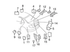Genuine Mercedes 0355400245 Fuel Pump Driver Module - Mercedes | 0355400145