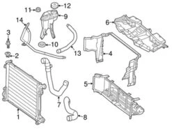 Genuine Mercedes 1725000091 Engine Coolant Overflow Hose - Mercedes