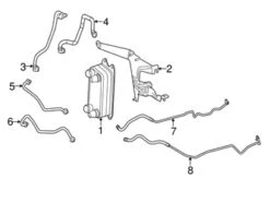 Genuine Mercedes 1725010358 Coolant Hose - Mercedes