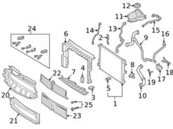 Genuine Mercedes 1775010902 Radiator Coolant Hose; Rear - Mercedes | 177501090264