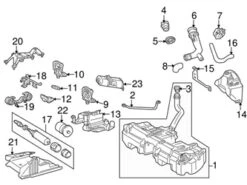Genuine Mercedes 2024710841 Fuel Pump Mounting Bracket; Upper - Mercedes