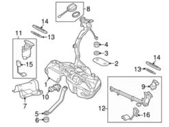 Genuine Mercedes 2044700694 Fuel Pump, Electric; Left - Mercedes