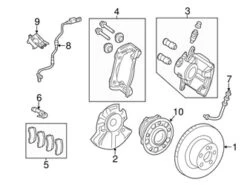 Genuine Mercedes 2049053005 ABS Wheel Speed Sensor; Front Left/Right - Mercedes | 2049057902