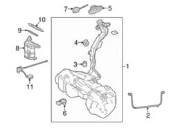 Genuine Mercedes 2054708501 Fuel Pump, Electric - Mercedes | 205470850164