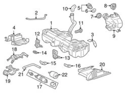 Genuine Mercedes 2084780037 Fuel Pump Shield - Mercedes | 2024780037
