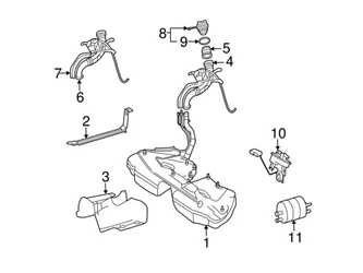 Genuine Mercedes 2094701494 Fuel Pump, Electric; Left - Mercedes 1 Genuine Mercedes 2094701494 Fuel Pump, Electric; Left - Mercedes