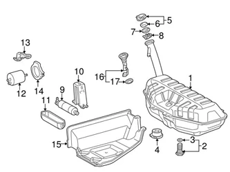 Genuine Mercedes 2104780137 Fuel Pump Shield - Mercedes 1 Genuine Mercedes 2104780137 Fuel Pump Shield - Mercedes