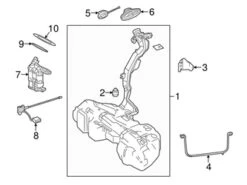 Genuine Mercedes 2134707401 Fuel Pump, Electric - Mercedes