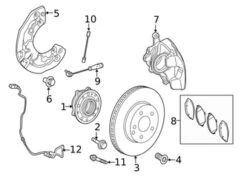 Genuine Mercedes 2139052009 ABS Wheel Speed Sensor; Front Right - Mercedes