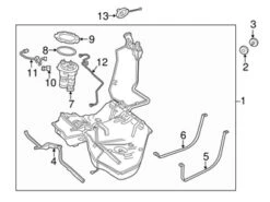 Genuine Mercedes 2224701794 Fuel Pump, Electric - Mercedes
