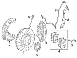 Genuine Mercedes 2319053201 ABS Wheel Speed Sensor; Front Left/Right - Mercedes | 2315406932 2315407310